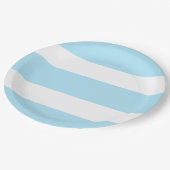 2トーンストライプ ペーパープレート (アングル)
