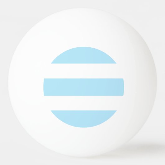 2トーンストライプ 卓球ボール (正面)