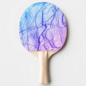 2トーンパープルマーブルルック 卓球ラケット (正面)
