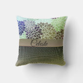 2トーンフローラ クッション (裏面)