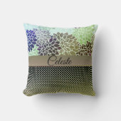 2トーンフローラ クッション (正面)