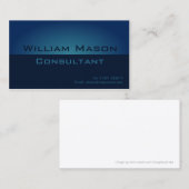 2トーンブルーグラデーション、プロフェッショナル名刺 名刺 (正面/裏面)