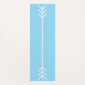 2トーンブルーヨガマット ヨガマット (正面)