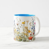 2トーンマグカップ11オズ(青) ツートーンマグカップ (正面右)