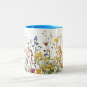 2トーンマグカップ11オズ(青) ツートーンマグカップ (中央)