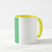 2トーンマグカップ – イメージを追加11 ozホワイトイエロー マグカップ (正面右)
