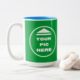 2トーンマグカップ – イメージ15 ozホワイトライトブルーを追加 ツートーンマグカップ