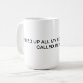 2トーンマグカップ、15オンス コーヒーマグカップ (正面左)