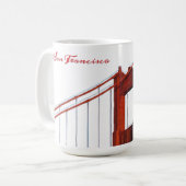 2トーンマグカップ、15オンス コーヒーマグカップ (正面左)