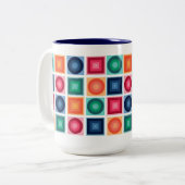 2トーンマグカップ、15オンス ツートーンマグカップ (正面左)