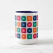 2トーンマグカップ、15オンス ツートーンマグカップ (中央)