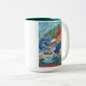 2トーンマグカップ、15オンス ツートーンマグカップ (正面右)