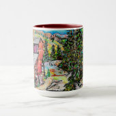 2トーンマグカップ、15オンス マグカップ (中央)