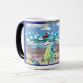 2トーンマグカップ、15オンス モーフィングマグカップ (正面左)