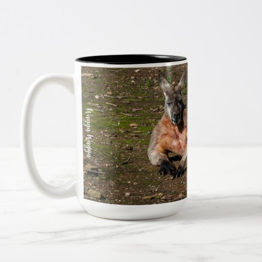 2トーンマグカップ、444 ml ツートーンマグカップ (左)