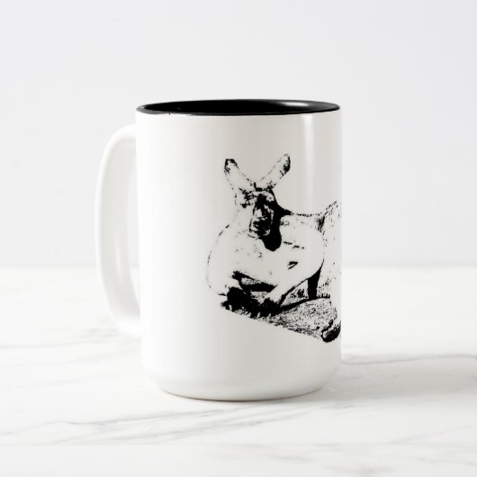2トーンマグ444ml ツートーンマグカップ (正面左)