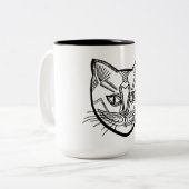 2トーンマグ、15オンス ツートーンマグカップ (正面左)