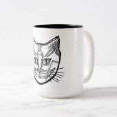 2トーンマグ、15オンス ツートーンマグカップ (正面右)