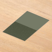 2トーンモスグリーンアクリル招待状 – カスタマイズ可能 アクリル招待状 (レイダウン)