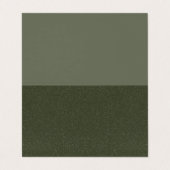 2トーンモスグリーン折り畳みカード – カスタマイズ 名刺 (外部フラット)