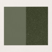 2トーンモスグリーン折り畳み名刺(カスタム) 名刺 (外部フラット)