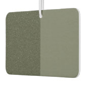 2トーンモスグリーン空気清浄機 – カスタマイズ可能 カーエアーフレッシュナー (左)