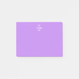 2トーンモノグラパーソナライズされたムカスタム ポストイット