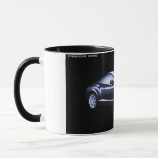 2トーンラグジュアリースポーツカーコーヒーマグ黒 マグカップ