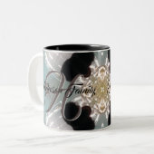 2トーン中性コーヒーマグ – ミニマリストBeige ツートーンマグカップ (正面左)