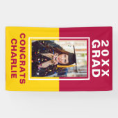 2トーン卒業バナー 横断幕 (横)