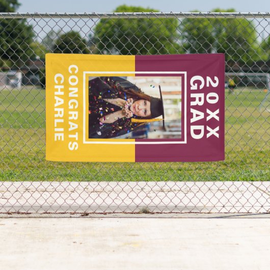 2トーン卒業バナー 横断幕 (インサイチュ)