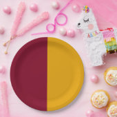 2トーン垂直パーティー紙プレート – カスタマイズ可能 ペーパープレート (パーティー)