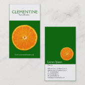 2トーン垂直、クリメチン 名刺 (正面/裏面)