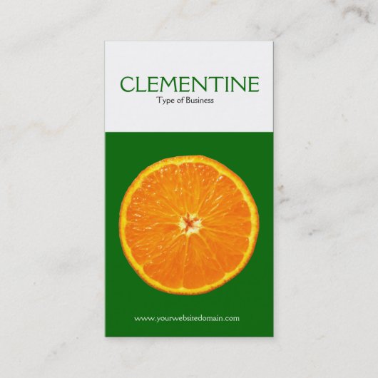 2トーン垂直、クリメチン 名刺 (正面)