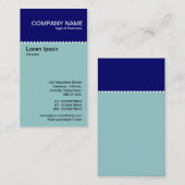 2トーン垂直 – ル点々のあるール 名刺 (正面/裏面)