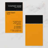 2トーン垂直 – ル点々のあるール 名刺 (正面/裏面)