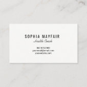 2トーン水彩名刺 名刺 (裏面)