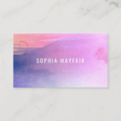 2トーン水彩名刺 名刺 (正面)