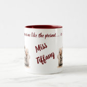 2トーン水色格言ギフトマグ ツートーンマグカップ (中央)