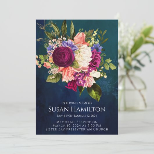 2トーン海軍フローラ葬儀記念発表 招待状 (スタンド正面)