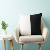 2トーン白黒モダン装飾 クッション (椅子)