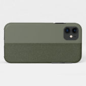2トーン緑のテクスチャiPhone 11ケース – カスタマイズ Case-Mate iPhoneケース (裏面(横))