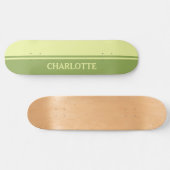 2トーン緑 スケートボード (横)