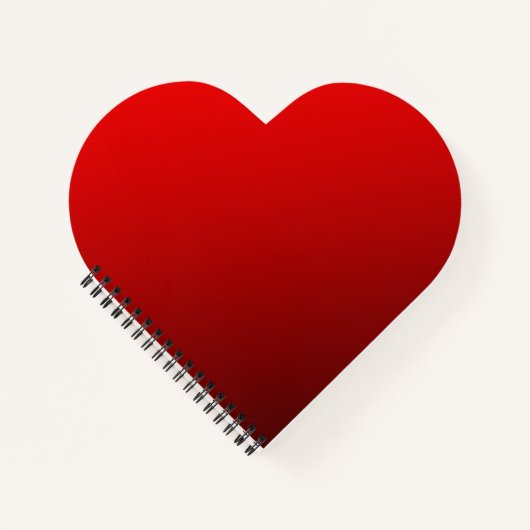 2トーン赤ノート ノートブック (正面)