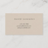 2トーン起業家名刺 名刺 (裏面)