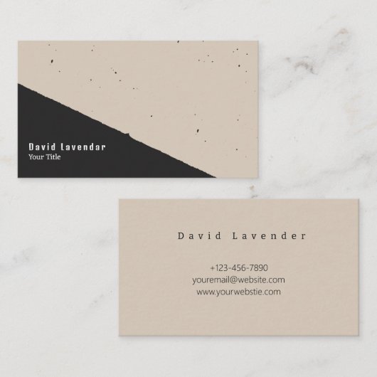 2トーン起業家名刺 名刺 (正面/裏面)