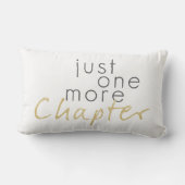 2トーン金ゴールドスパークルワンチャプター枕 ランバークッション (裏面)