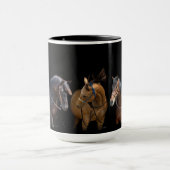 2トーン馬好きコーヒーマグ マグカップ (中央)
