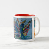 2トーン11オンスのコーヒーマグ ツートーンマグカップ (正面右)