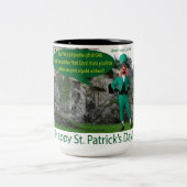 2トーン15オズマグ。ハッピーセントパトリックの日。iri ツートーンマグカップ (中央)